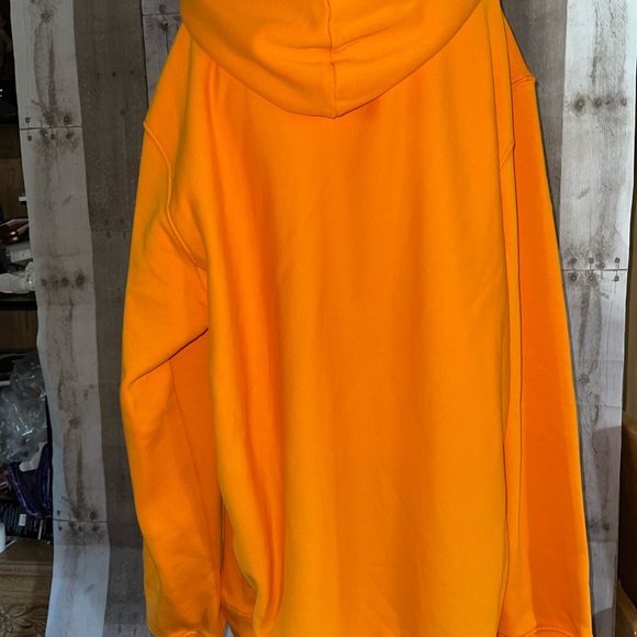 NWT SNIPES BRIGHT ORANGE HOODIE - Picture 6 of 6